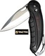 Tactix Pocket Knife Black with Blade made of Stainless Steel