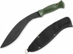 Mil-Tec Machete Kukri With Sheath Machete Black with Blade made of Stainless Steel in Sheath