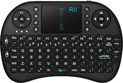 Riitek i8 Ασύρματο Πληκτρολόγιο με Touchpad Αγγλικό US
