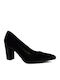 Black Heels 72-2 Black Velvet
