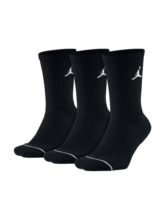 Jordan Everyday Max Αθλητικές Κάλτσες Μαύρες 3 Ζεύγη
