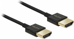 DeLock 84772 HDMI 2.0 HDMI-Stecker - HDMI-Stecker 1,5m Schwarz