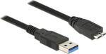 DeLock Regulat USB 3.0 spre micro USB Cablu Negru 1m (85072) 1buc