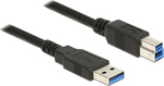 DeLock USB 3.0 Cable USB-A male - USB-B male 1m (85066)