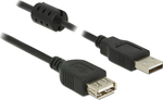 DeLock USB 2.0 Cable USB-A male - USB-A female 5m (84887)