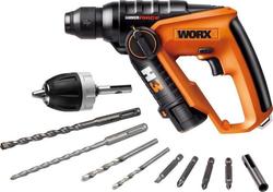 Worx Cu impact Ciocan rotopercutor 12V cu 1 baterie 1.3Ah Worx Cu impact Ciocan rotopercutor 12V cu 1 baterie 1.3Ah