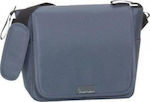 Interbaby Wickeltasche-Wickeltasche Schulter/Hand Grey 32x31cm.