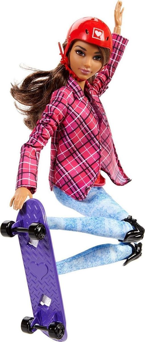 skateboarder made to move barbie