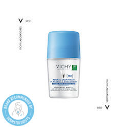 Vichy Mineral Deodorant 48h sub formă de Roll-On Fără aluminiu 50ml Vichy Mineral Deodorant 48h sub formă de Roll-On Fără aluminiu 50ml