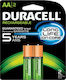 Duracell Wiederaufladbare Batterien AA Ni-MH 2500mAh 1.2V 2Stück