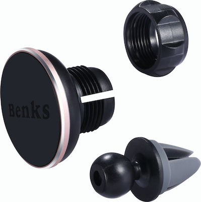 Benks Mobile Phone Holder Car Super Magnetic Rotatable Air Vent Mount with Magnet Black