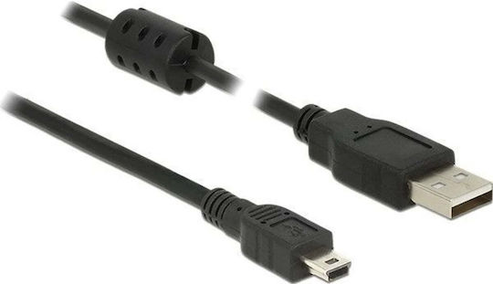 DeLock USB 2.0 Kabel USB-A-Stecker - Mini-USB-B-Stecker Schwarz 1.5m 84913