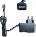 Φορτιστής με Ενσωματωμένο Καλώδιο micro USB Μαύρος (PS-5V-2A)