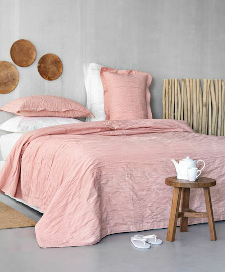 Palamaiki Drake Set Coverlet Queen Size Pink 240x270cm 3pcs