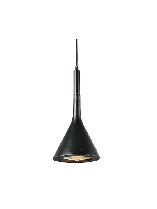 Aca Pendant Light Single-Light Bell for Socket E14, E.14 Black