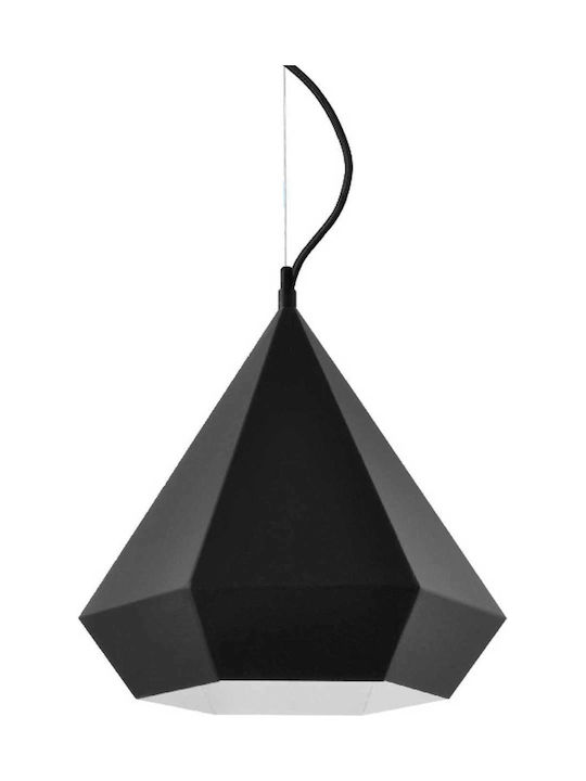 Aca Pendant Light Black with Socket E27 120x32cm