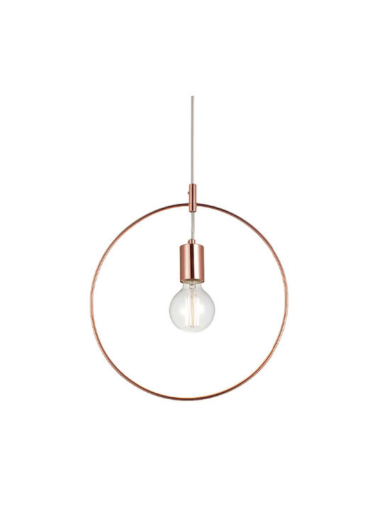 Aca Twiggy Κρεμαστό Φωτιστικό Copper με Ντουί E...