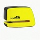 Luma Enduro 91D 10 Motorcycle Disc Brake Lock with 10mm Pin in Yellow