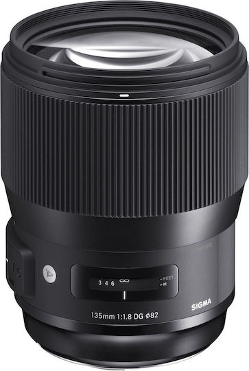 Sigma Full Frame Φωτογραφικός Φακός 135mm f/1.8 DG HSM Art Telephoto για Canon EF Mount Μαύρος