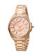 Just Cavalli Watch with Pink Gold Metal Bracelet JC1L008M0095