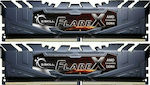 G.Skill Flare X 16GB DDR4 RAM με 2 Modules (2x8GB) και Ταχύτητα 3200 για Desktop