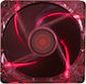 Xilence XF046 Case Fan 120mm (1300rpm / 44.71cfm) with Red LED and Connection 3-Pin / 4-Pin Molex White