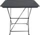 0700046 Outdoor Dinner Foldable Metal Table Green 50x70x73cm