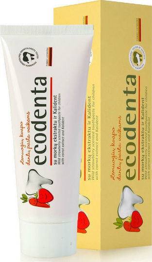 Ecodenta Toothpaste with Taste of Wild Strawberry 75ml