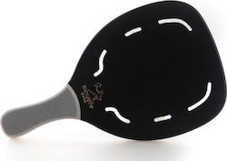 My Morseto Strandracket Schwarze 380gr mit Geradem Griff Gray