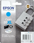 Epson 35XL Inkjet Printer Cartridge Cyan (C13T35924010)