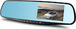 Vehicle Blackbox Dvr Σετ Καθρέπτης με Κάμερα DVR Αυτοκινήτου 1080P με Οθόνη 4.3" με Κλιπ & Κάμερα Οπισθοπορείας