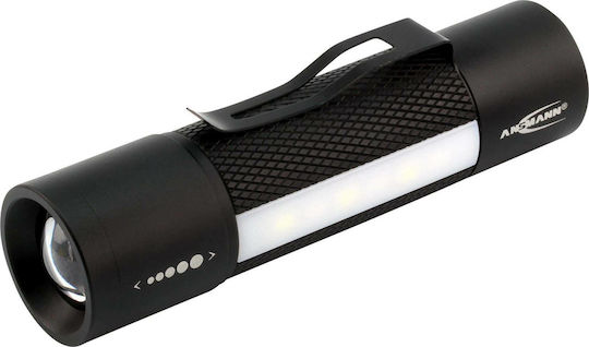 Ansmann Taschenlampe LED IP54 Doppelte Funktion mit maximaler Helligkeit 180lm Future Multi 3in1 Schwarz