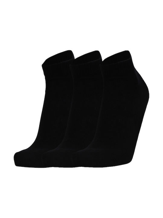 Xcode 04684 Αθλητικές Κάλτσες Μαύρες 3 Ζεύγη