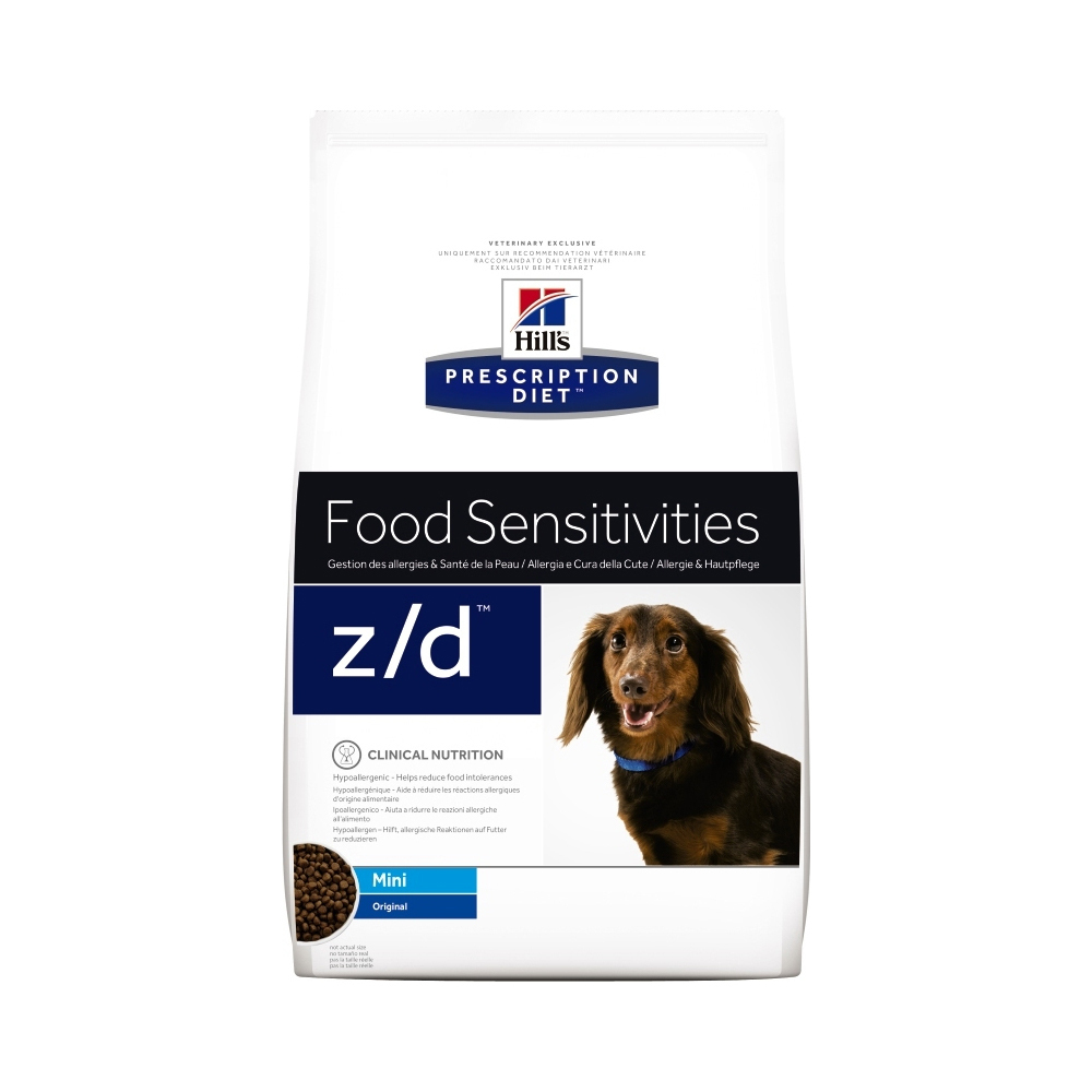 Hill's Prescription Diet Z/D Food Sensitivities Mini 1.5kg Ξηρά Τροφή