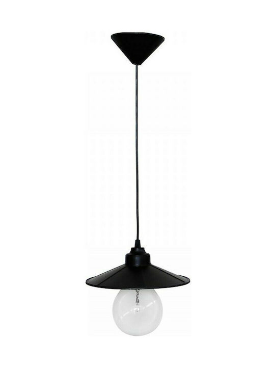Heronia LP-150K M 1/L Μαύρο Lustră O singură lumină Bell pentru soclu E27 Negru
