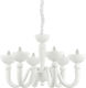 Ideal Lux Chandelier Candlestick 6xE14 White 80cm 093994