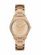 Armani Exchange Women's Watch with Gold Metal Bracelet