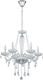 Eglo Basilano Candelabru 6xE14 Ø72cm cu Lumânări Transparent 39099