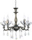 Aca Chandelier Candlestick 5xE14 Silver 54cm TNK854535P