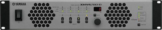 Yamaha XMV-4280-D Commercial Power Amplifier 4 Channels 250W/100V with Cooling System Silver