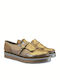 Damen Flatform Oxfords in Beige Farbe