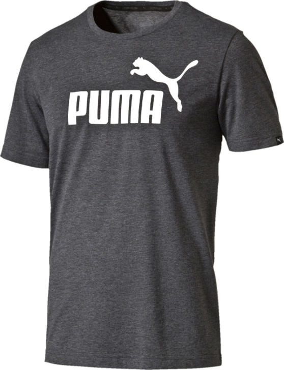 puma active logo heather tee