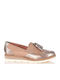Women's Leather Oxford Shoes Beige