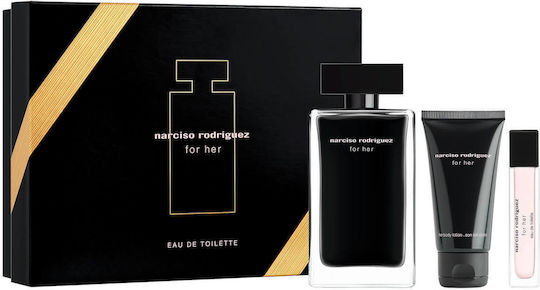 Narciso Rodriguez For Her Γυναικείο Σετ με Body Lotion 3τμχ