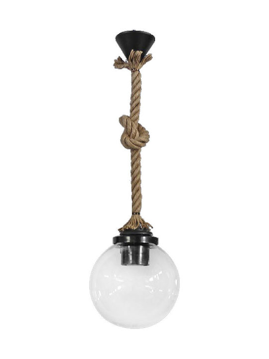 Heronia LP-100K Pendant Lamp with Rope E27 Bronze