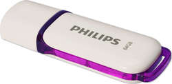 Philips Snow 64GB USB 2.0 Stick Violet