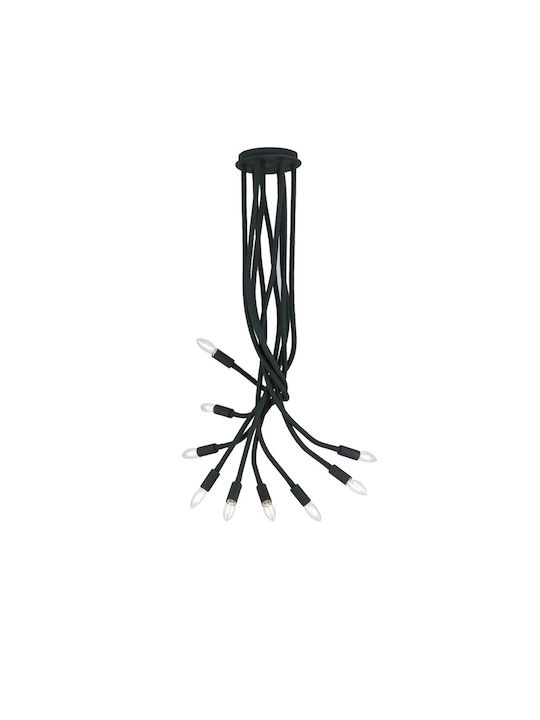 Fan Europe I-Lover-9-Nero Pendant Chandelier Black I-LOVER-9 NERO