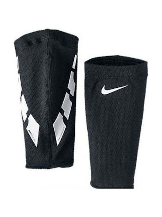 Nike Guard Lock Elite Leg Sleeves για Επικαλαμίδες Ποδοσφαίρου Μαύρα