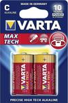 Varta Max Tech Αλκαλικές Μπαταρίες C 1.5V 2τμχ