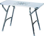Eval Marathon M Aluminum Foldable Table for Camping White